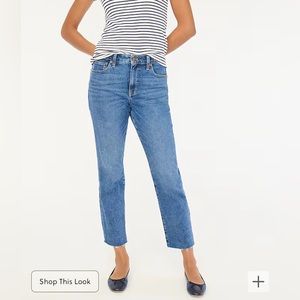 Jcrew Factory - Petite Essential Straight Leg Jean